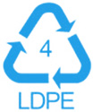 Plastiko rūšis LDPE Mažo tankio polietilenas
